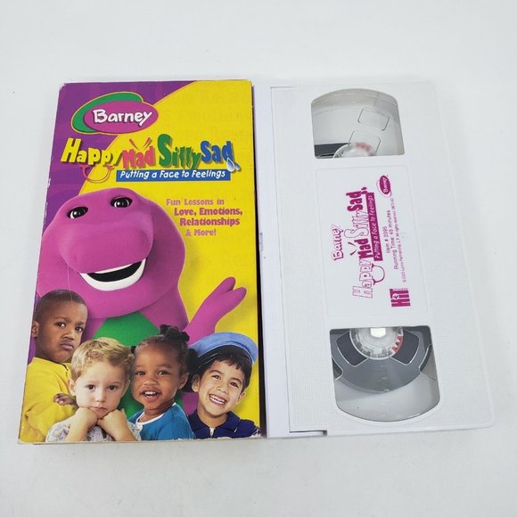Barney VHS Tapes Kids Educational Lessons Feelings/Counting/Sing-along Lot of 3 - Picture 2 of 11